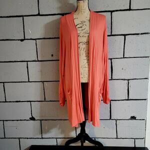BUNDLE SALE!  TORRID Coral Open Front Cardigan 5X